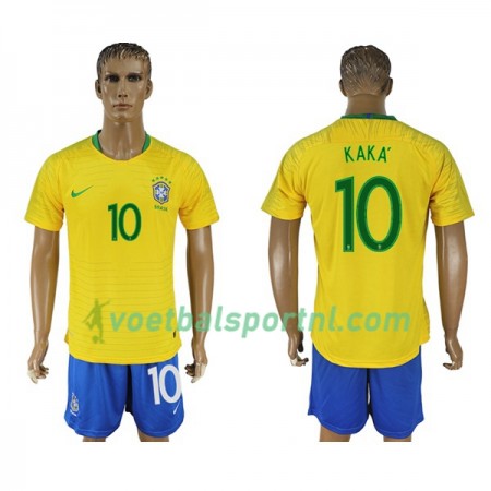 Brazilië Kaka 10 Thuis Shirt WK voetbal 2018